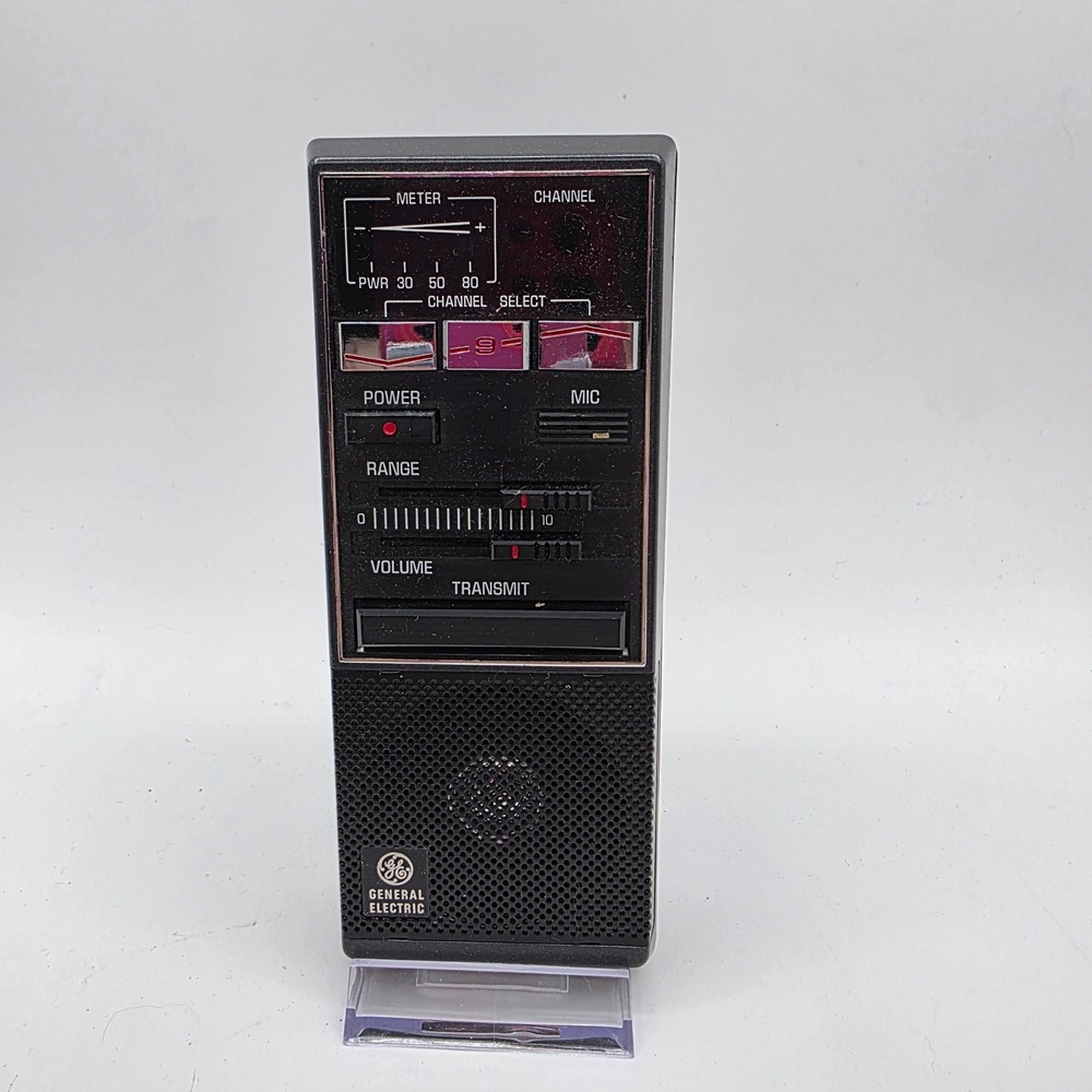 Vintage General Electric HELP-2 Model 3-5910 40-Channel Emergency CB Radio AS IS